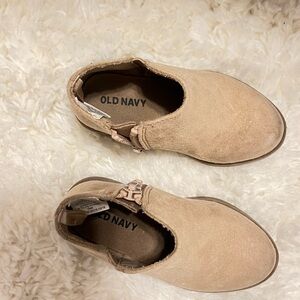 Old Navy Beige Suede Footwear
